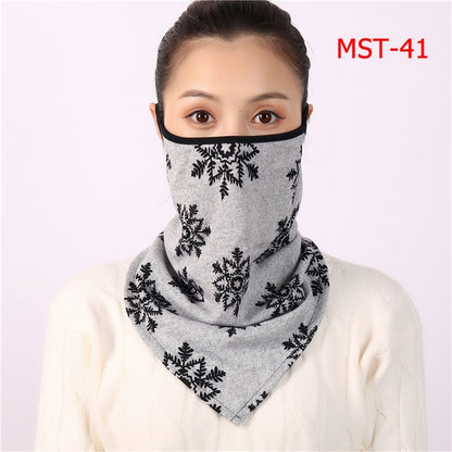 2020 New Women Winter Scarves Cotton Feeling Mask Man Neck Scarf Rings Headband Soft Warm Face Scarfs Masks