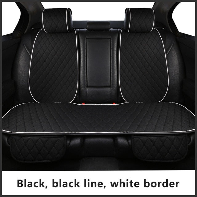 Flax car seat cover breathable comfortable car seat cushion summer and autumn car interior Linen universal size car cape shawl