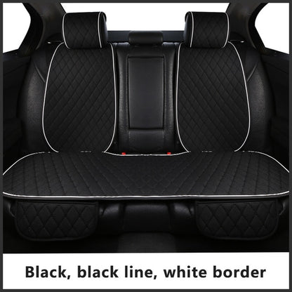 Flax car seat cover breathable comfortable car seat cushion summer and autumn car interior Linen universal size car cape shawl