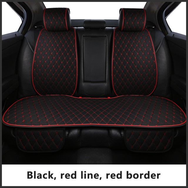Flax car seat cover breathable comfortable car seat cushion summer and autumn car interior Linen universal size car cape shawl