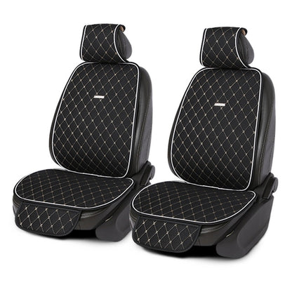 Flax car seat cover breathable comfortable car seat cushion summer and autumn car interior Linen universal size car cape shawl