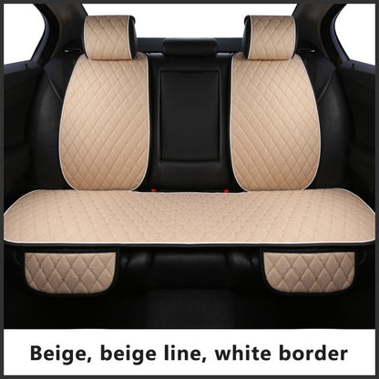 Flax car seat cover breathable comfortable car seat cushion summer and autumn car interior Linen universal size car cape shawl
