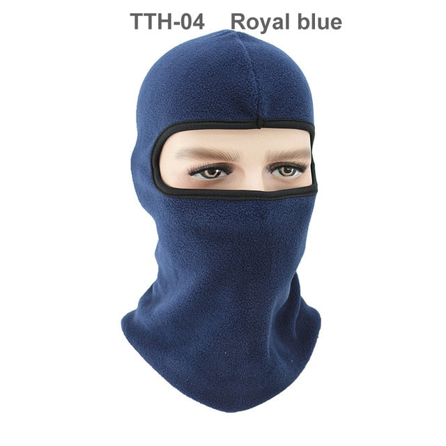 1 Pcs Motorcycle  Polar Fleece Hood Windproof Warm Masked Headgear Face Mask Hat Fleece Soft Equipment Outdoor Riding