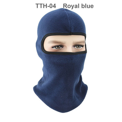 1 Pcs Motorcycle  Polar Fleece Hood Windproof Warm Masked Headgear Face Mask Hat Fleece Soft Equipment Outdoor Riding