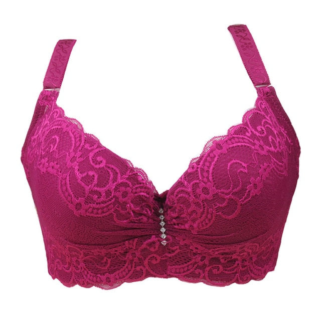 Bras for Women's Bra Plus Big Large Size Super Push Up Bralette Lace Intimates Sexy lingerie Undrwear Underwire E hot