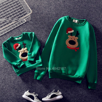 Family Look for Dad Mommy and Me 2020 Father Mother Daughter Christmas New Year Cotton Sweater Outfits Family Matching Clothes