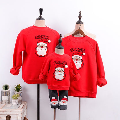 Family Look for Dad Mommy and Me 2020 Father Mother Daughter Christmas New Year Cotton Sweater Outfits Family Matching Clothes