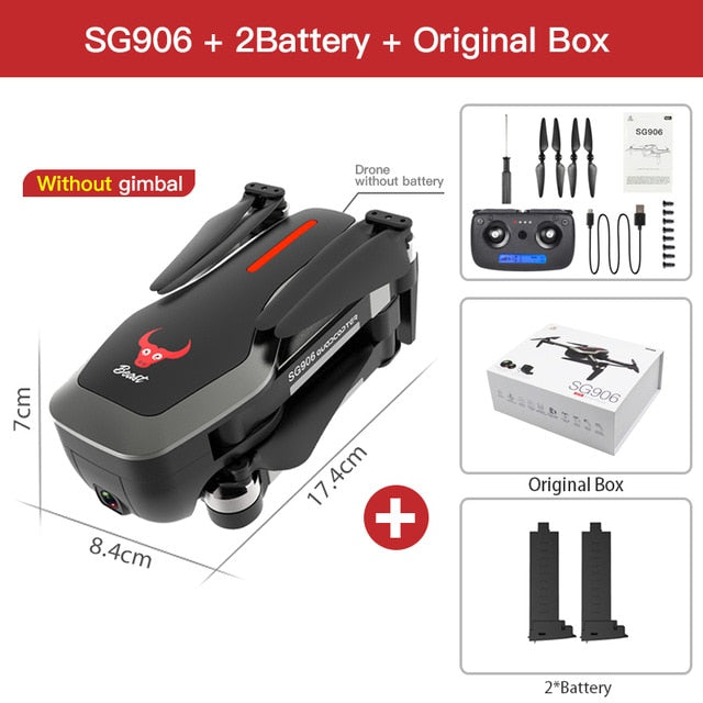 ZLL SG906 Pro 2 Pro2 / SG906 GPS Drone with Wifi 4K Camera Three-Axis Anti-Shake Gimbal Brushless Professional Quadcopter Dron
