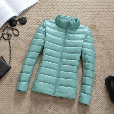 2020 New 90% Duck Down Jacket Women Autumn Winter Coat Lady Ultralight Down Jacket