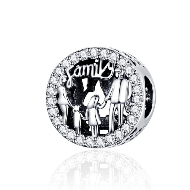 925 Sterling Silver Berloque Family House Eiffel Tower Camera Travel Dream Coffee Cup Shoes Charm Fit Charm Bracelet DIY Jewelry