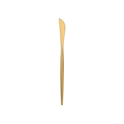 Gold Cutlery Set Forks Knives Spoons 18/10 Stainless Steel Dinner Dinnerware Set Fork Spoon Knife Chopsticks Set Dropshipping