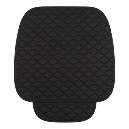 Car Seat Cover Front Rear Flax Cushion Breathable Protector Protector Front Rear Back Cushion Pad Mat with Backrest