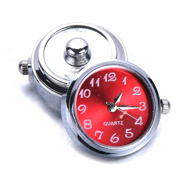 DIY 18mm Glass Watch Snap Interchangeable Jewelry Accessory Can Move Replaceable Snap Buttons Jewelry for Snaps Bracelet