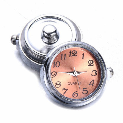 DIY 18mm Glass Watch Snap Interchangeable Jewelry Accessory Can Move Replaceable Snap Buttons Jewelry for Snaps Bracelet