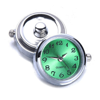 DIY 18mm Glass Watch Snap Interchangeable Jewelry Accessory Can Move Replaceable Snap Buttons Jewelry for Snaps Bracelet