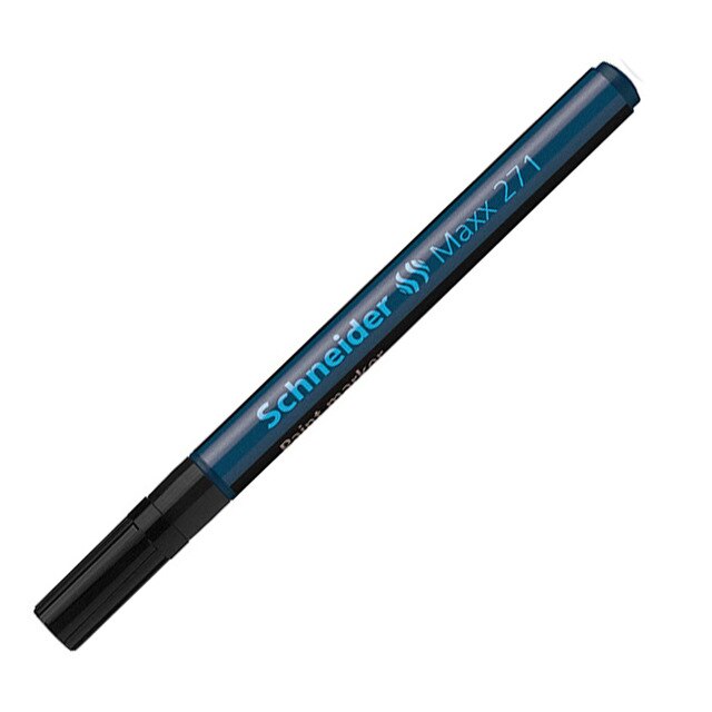 1pcs Schneider 271 Permanent Marker Round Toe Oil Paint Marker White Pen Art Supplies Stationery Pintura Coche Paint Pen MAXX
