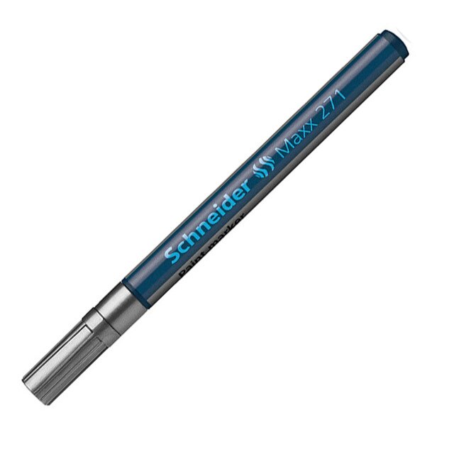 1pcs Schneider 271 Permanent Marker Round Toe Oil Paint Marker White Pen Art Supplies Stationery Pintura Coche Paint Pen MAXX