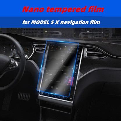 for Tesla model 3  S X Car accessories Central control navigation protection sticker for model3 Dcoration transparent film