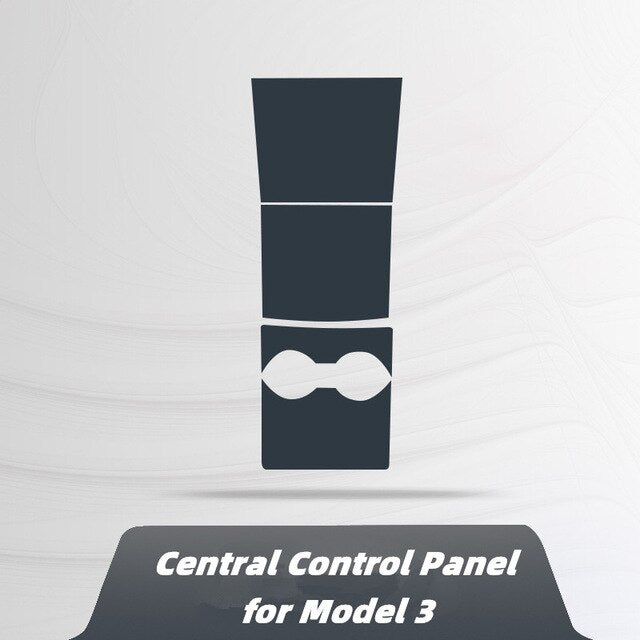 for Tesla model 3  S X Car accessories Central control navigation protection sticker for model3 Dcoration transparent film
