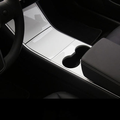 For Tesla Model 3 17-20 Car ABS Center Console Cup Holder Panel Cover Trim 5 Colors