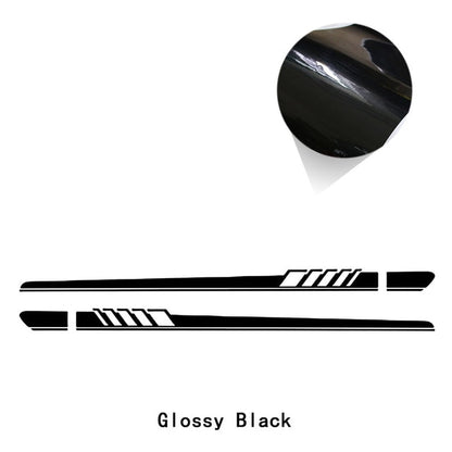 2 Pcs Car Door Side Skirt Stripes Sill Sticker Body Vinyl Decal For Tesla Model 3 /Model S /Model X /Model Y  Accessories