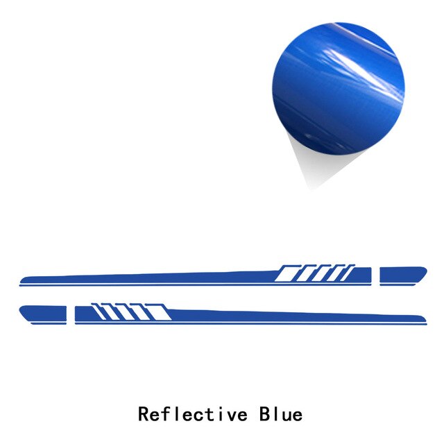2 Pcs Car Door Side Skirt Stripes Sill Sticker Body Vinyl Decal For Tesla Model 3 /Model S /Model X /Model Y  Accessories