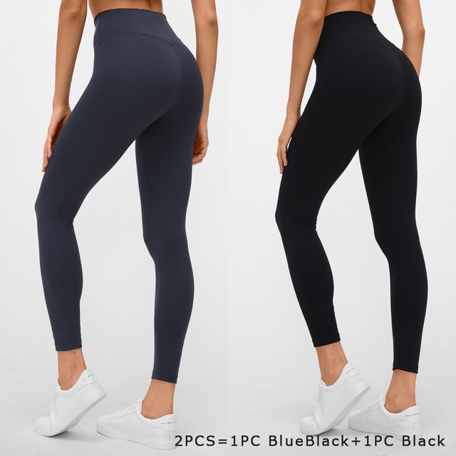 Nepoagym 25" RHYTHM Women Yoga Leggings No Front Seam Buttery Soft Woman Workout Leggins Pant for Gym Sports Fitness
