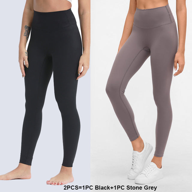 Nepoagym 25" RHYTHM Women Yoga Leggings No Front Seam Buttery Soft Woman Workout Leggins Pant for Gym Sports Fitness