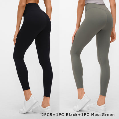 Nepoagym 25" RHYTHM Women Yoga Leggings No Front Seam Buttery Soft Woman Workout Leggins Pant for Gym Sports Fitness