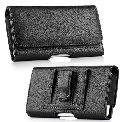 Phone pouch case for iphone XS MAX XR 10 8 7 6 plus universal magnetic holster leather cover for huawei xiaomi cell phone bag